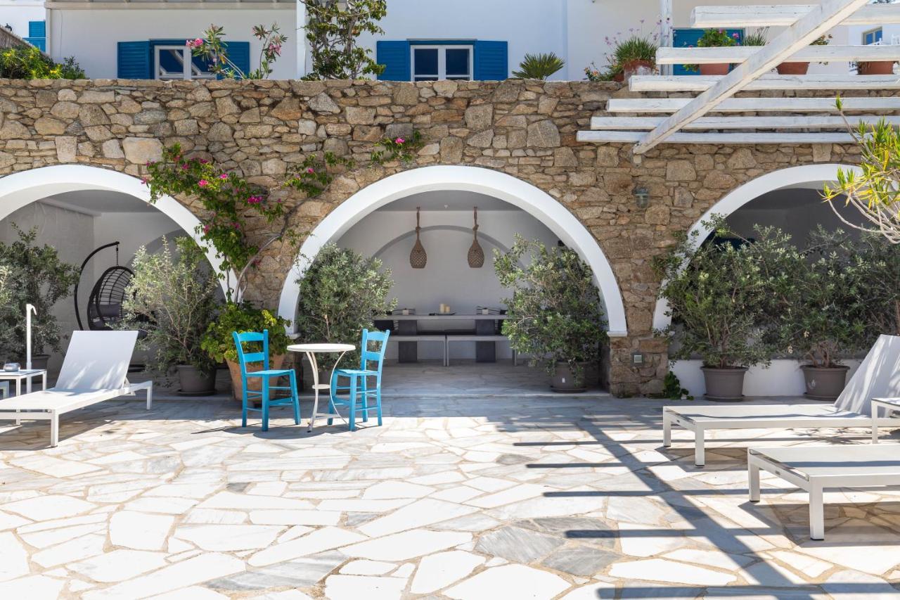 Callisti Mykonos Town With Pool View And Calypso Upper Floor With Sea View Exterior foto